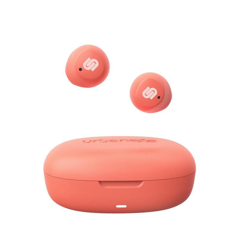 Auriculares Urbanista True Wireless Inalambricos Lisbon Coral Peach Naranja Coral
