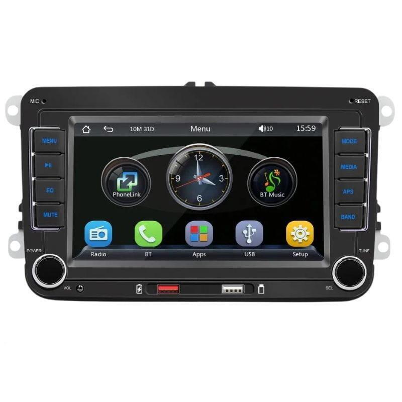 Autorradio 2 Din F9070c Bluetooth/Carplay/Usb Negro