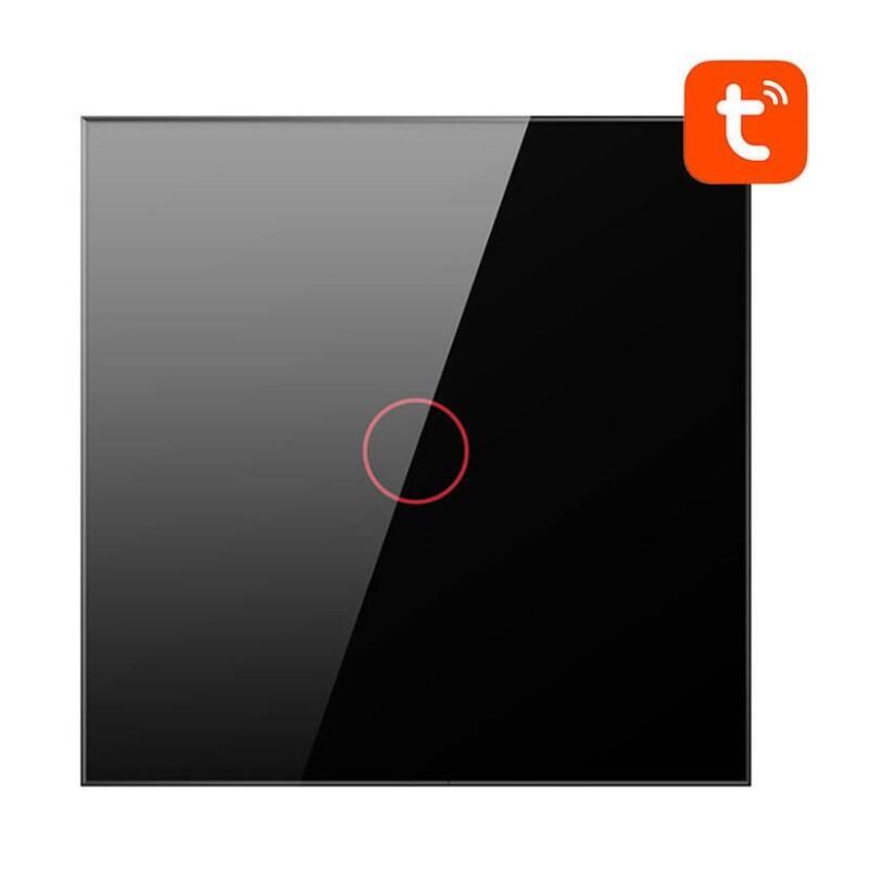 Avatto Ts02-Eu-B1 1 Botón Wifi Negro - Interruptor Táctil Inteligente