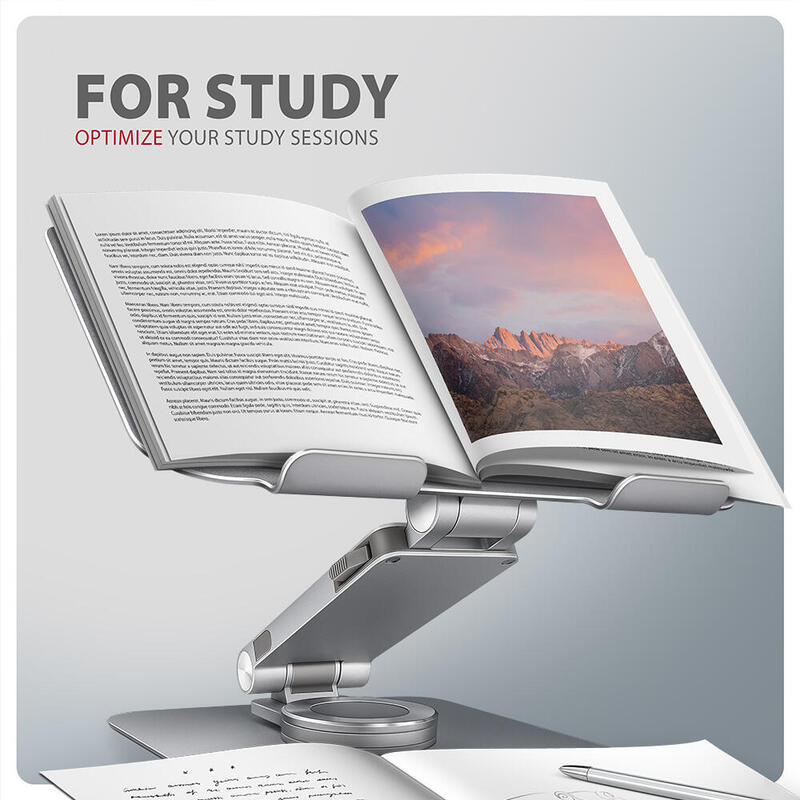Axagon Stnd-Lr Rotating Aluminum Stand For 10" - 17" Laptops, Adjustable Height & Angle