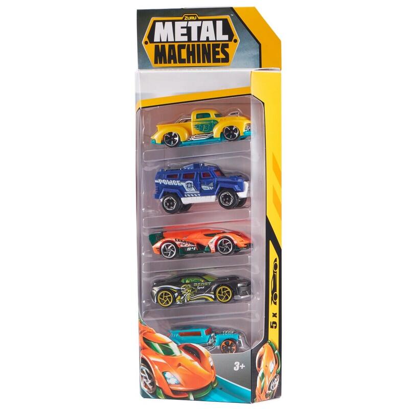 Zuru Metal Machines - Coche Pack De 5 Serie 2, Vehículo De Juguete Artículos Surtidos 6946441307978.0