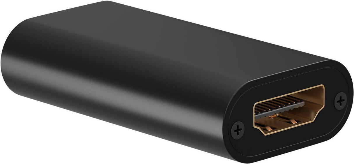 Amplificador De Señal Hdmi 4k A 30 Hz De Goobay, Extensión Hdmi Negra 58491