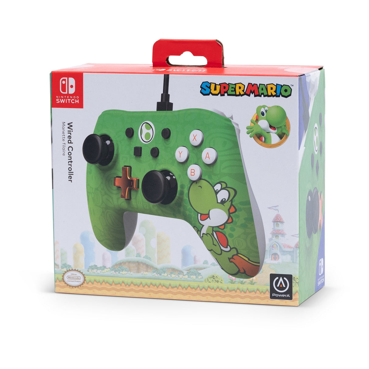 Mando Wired Controller Nintendo Switch Súper Mario Yoshi Usb 2.0 1.8m