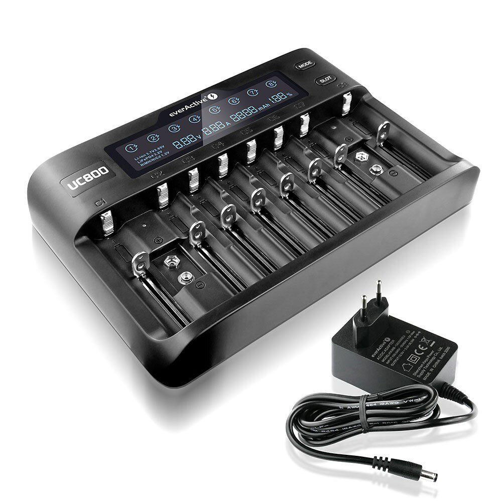 EAN 5903205772169 - Everactive UC-800 cargador de batería Universal Corriente alterna imagen 1