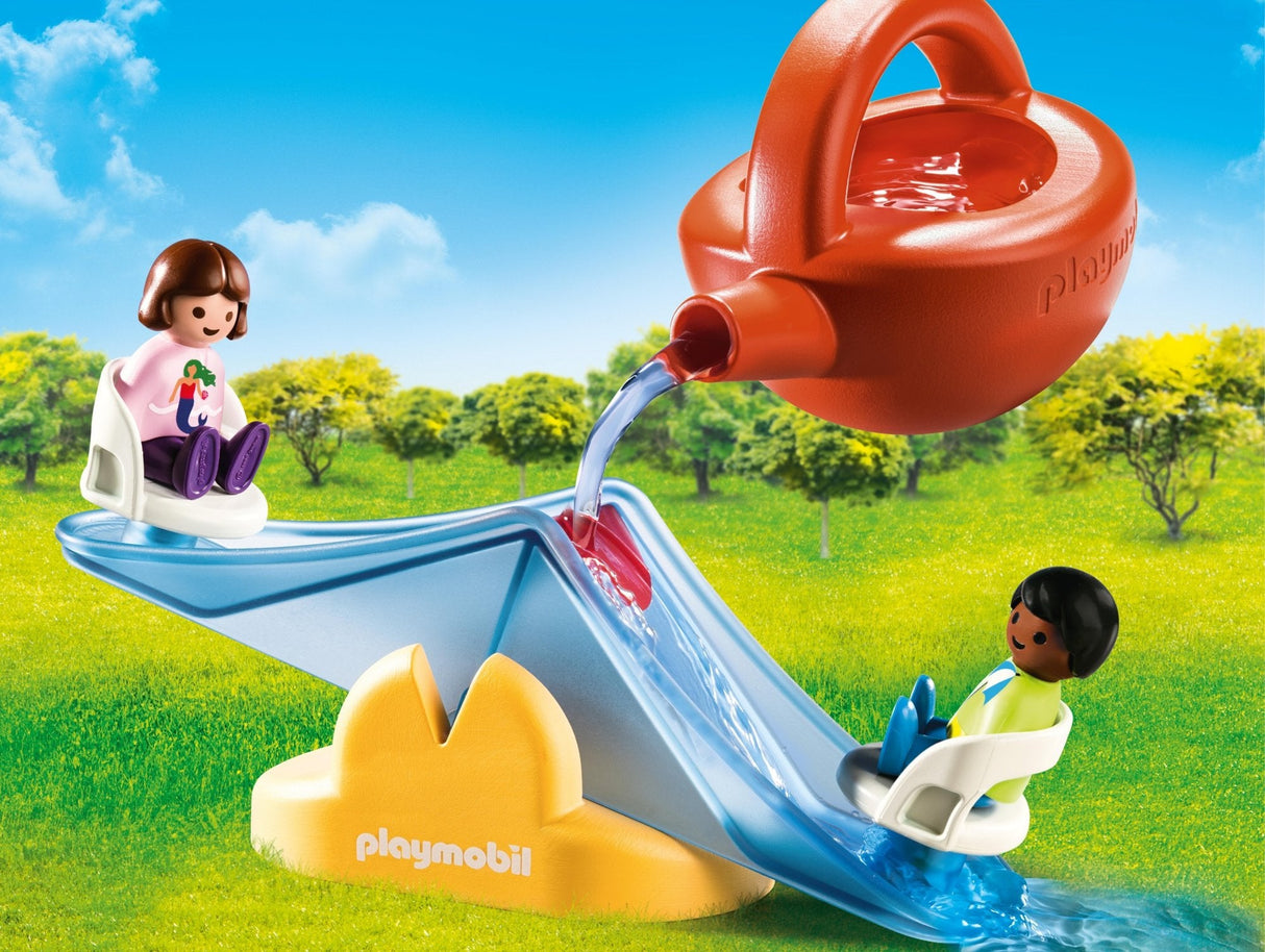 Playmobil 1 2 3 Balancín De Agua Aqua Con Regadera 70269