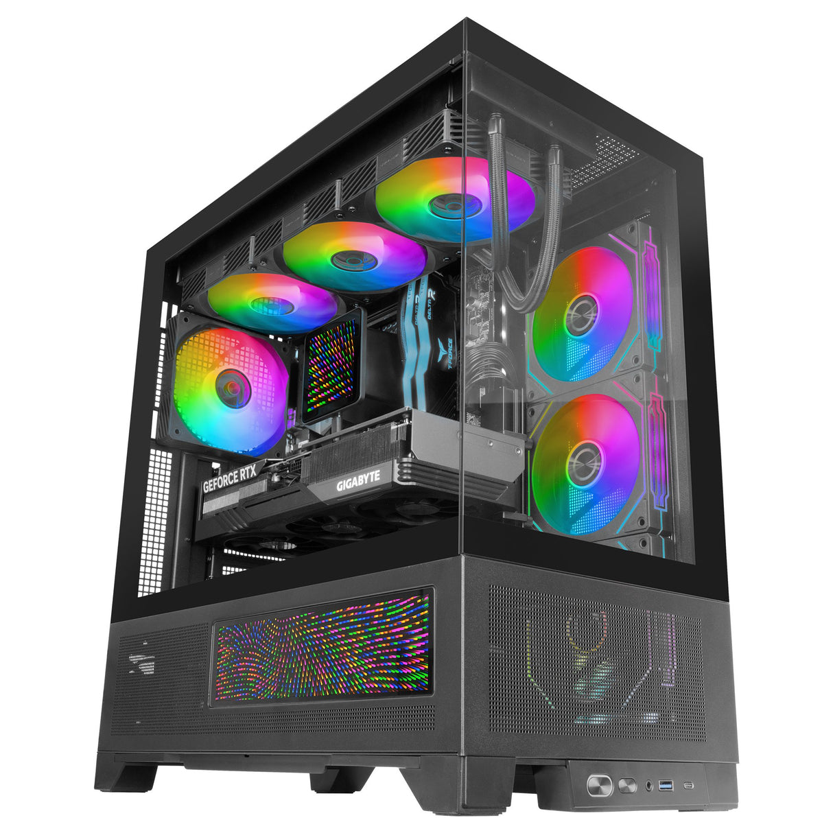 EAN 8435693112556 - Mars Gaming MCLCDX carcasa de ordenador Midi Tower Negro imagen 1