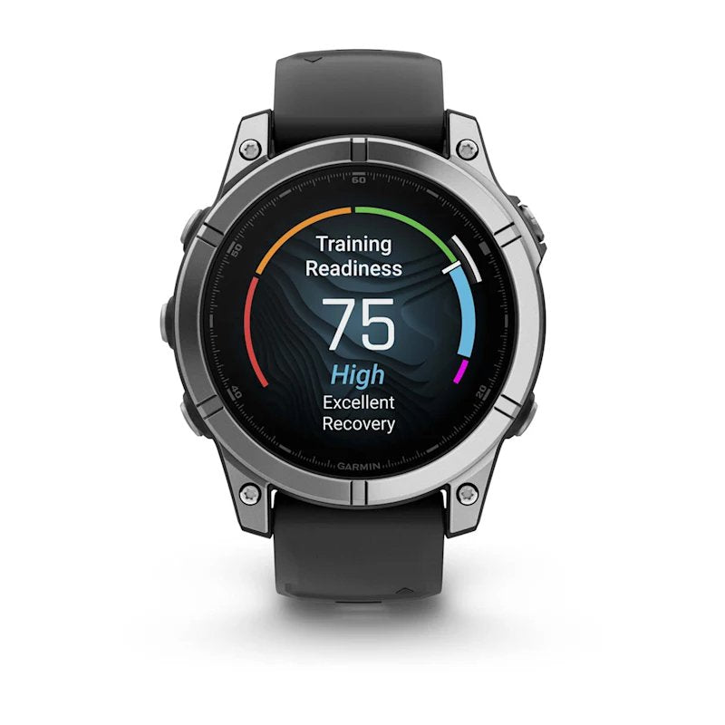 Smartwatch Garmin Fenix E Acero Inox Y Correa Negra 47mm