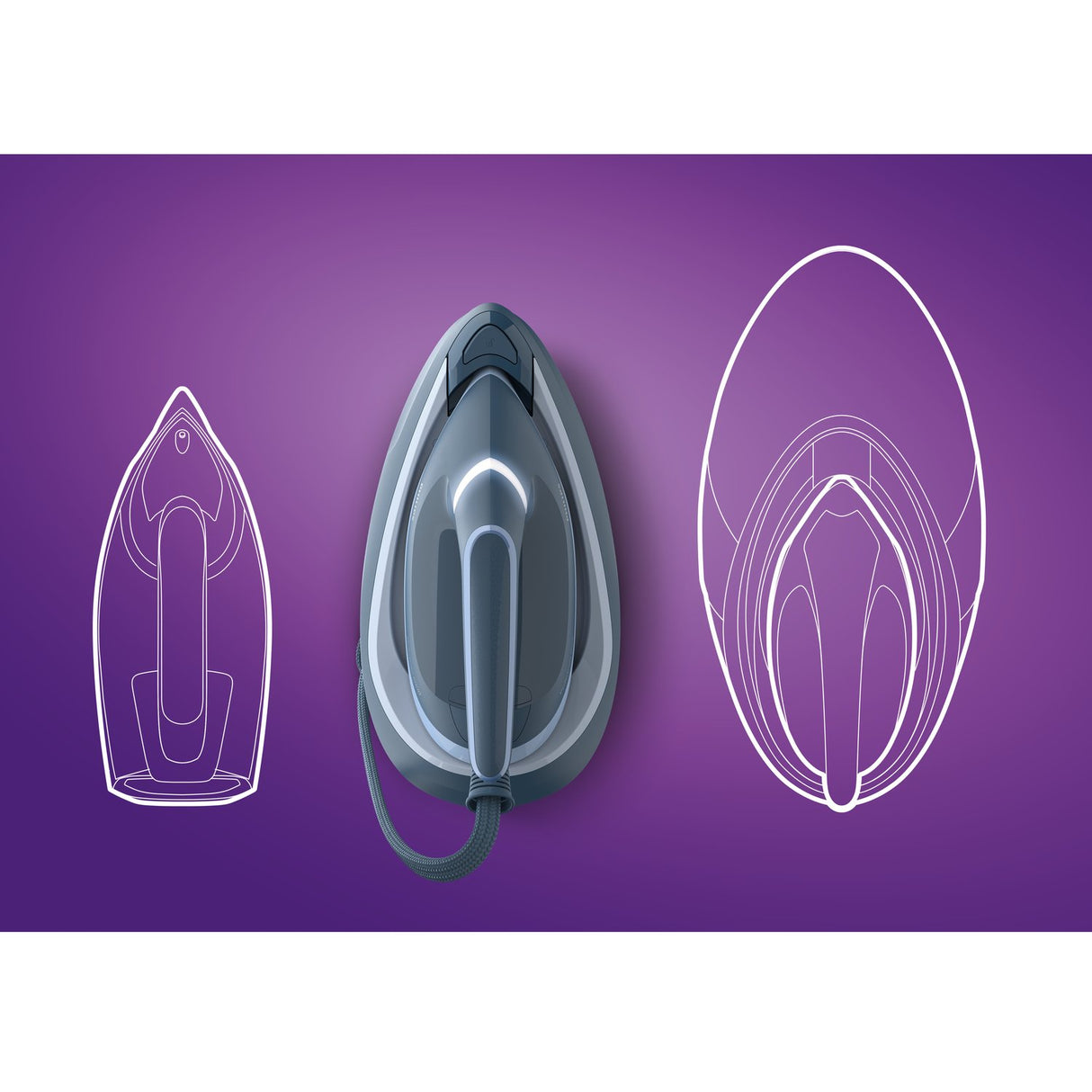 EAN 8720389004865 - Philips 6000 series PSG6042/20 estación plancha al vapor 2400 W 1,8 L SteamGlide Advanced Azul imagen 12