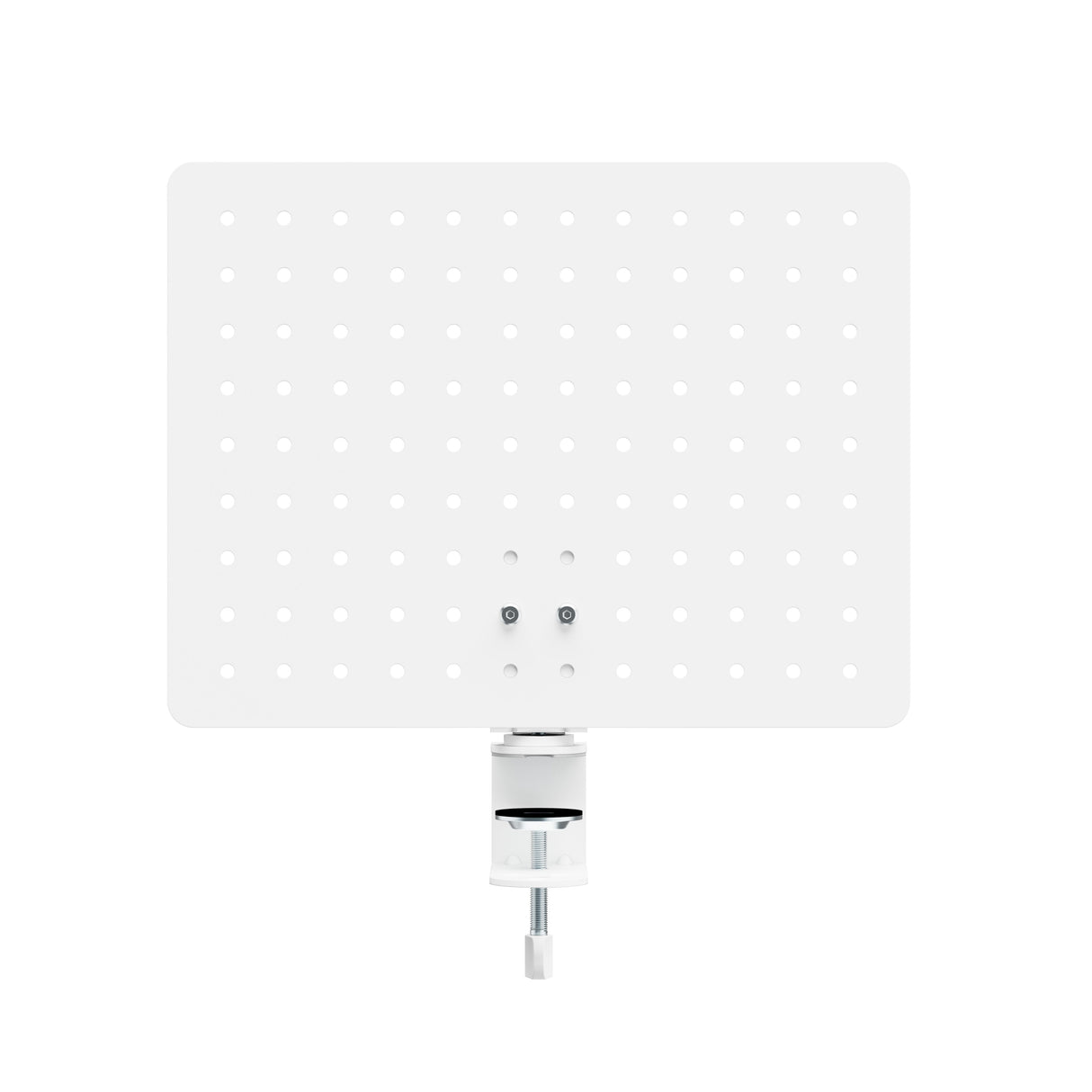 Organizador De Escritorio Activejet Apb-002w: Tablero Giratorio Perforado En Gris Y Blanco