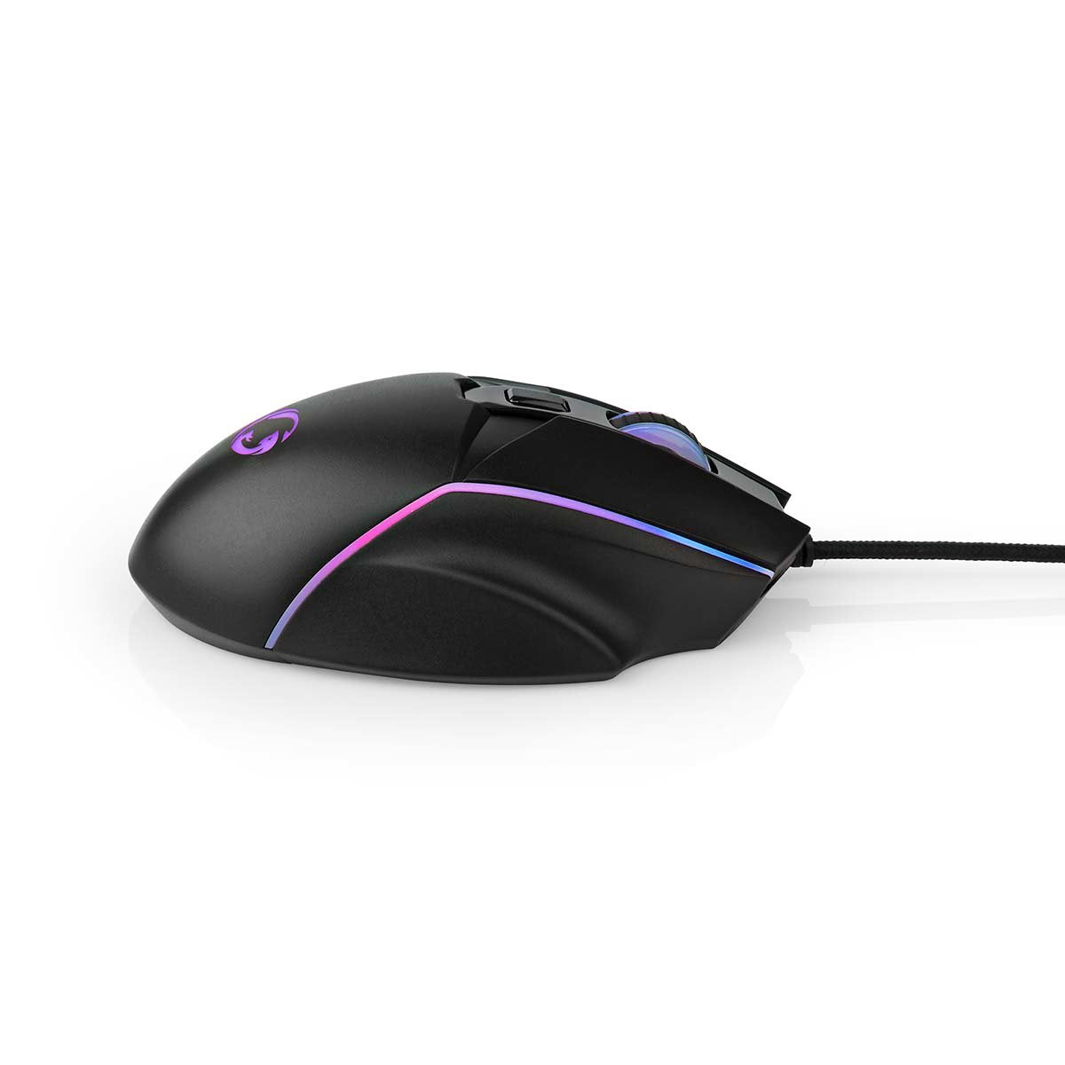 EAN 5412810411269 - Nedis GMWD510BK ratón Juego mano derecha USB tipo A Óptico 7200 DPI imagen 3