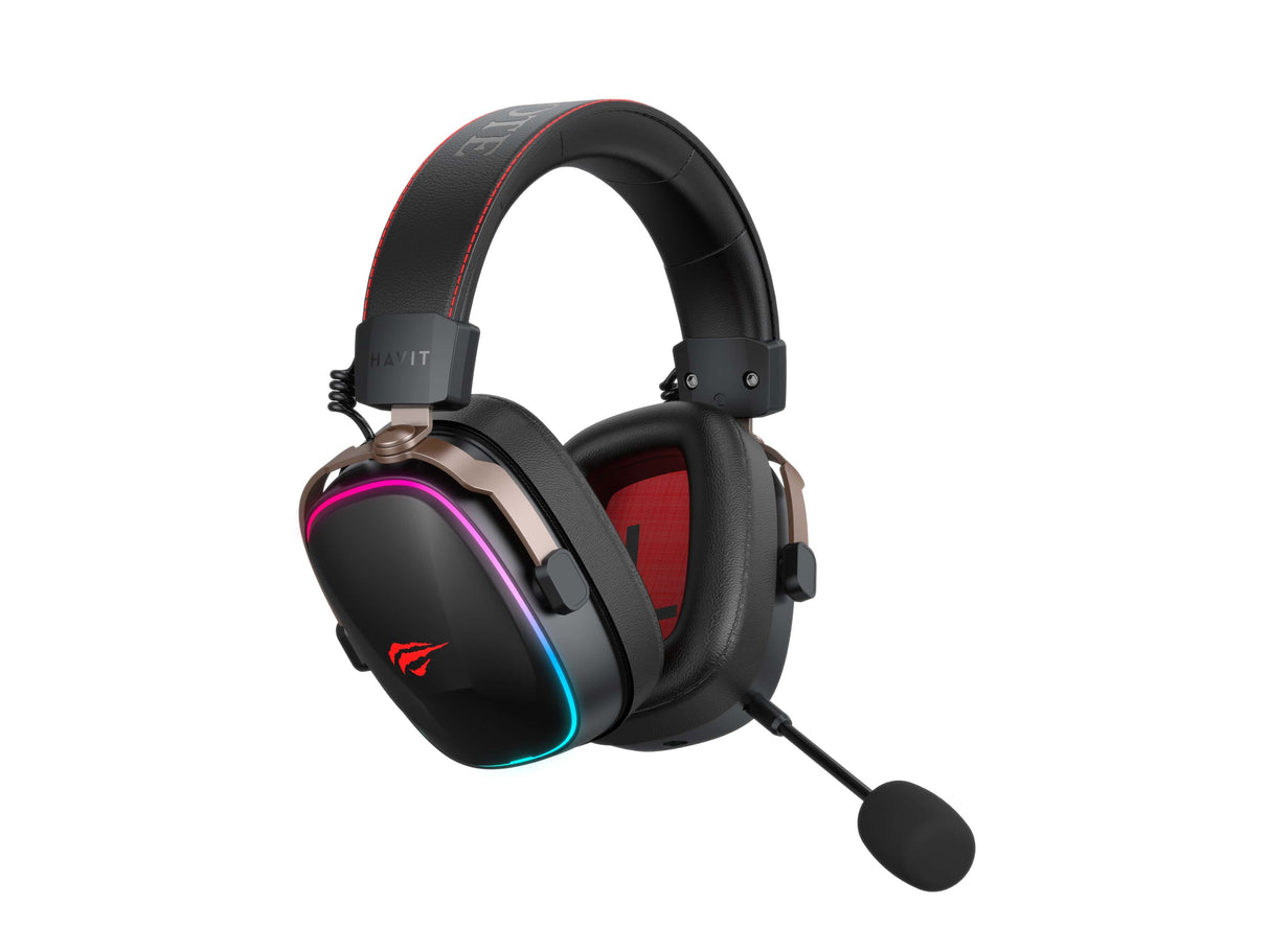 EAN 6939119065584 - Havit 6939119065584 auricular y casco Auriculares Inalámbrico y alámbrico Diadema Juego Negro, Rojo imagen 2
