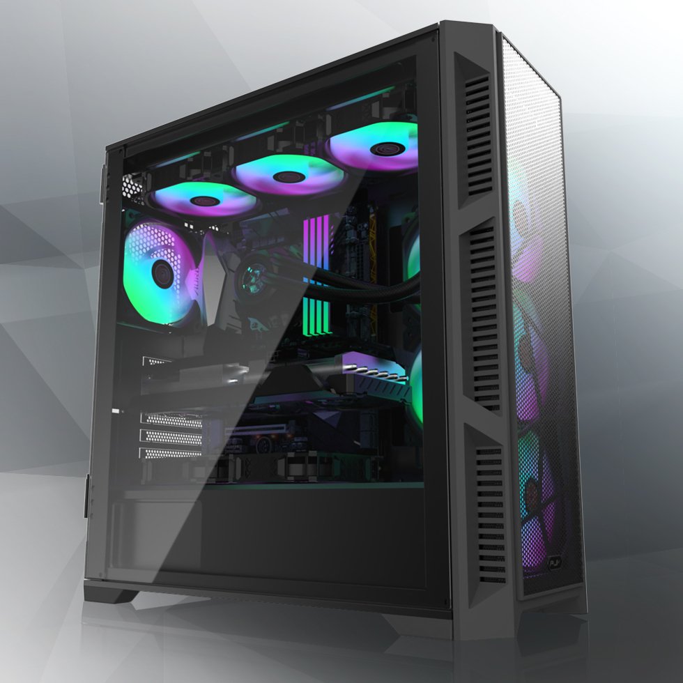 EAN 4715109924145 - RAIJINTEK PONOS Ultra Midi Tower Negro imagen 2