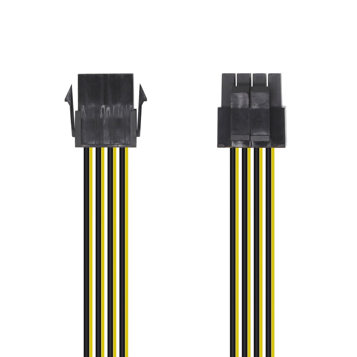 Aisens Cable Alimentacion - 8 Pin/H-4+4 Pin/M - 30cm - Negro