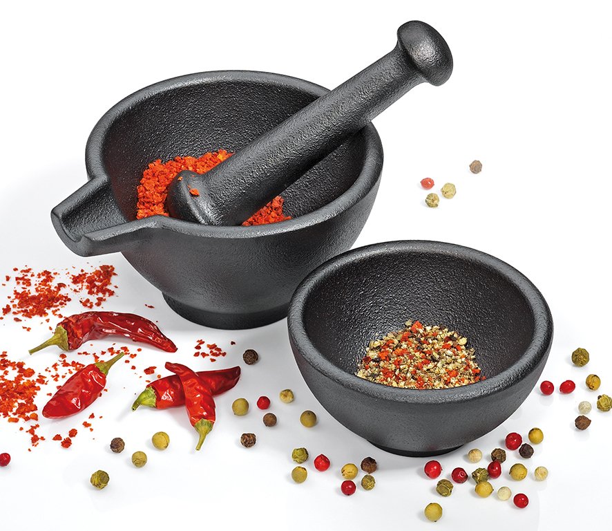 Set De Mortero Zassenhaus 3 Uds. Hierro Fundido