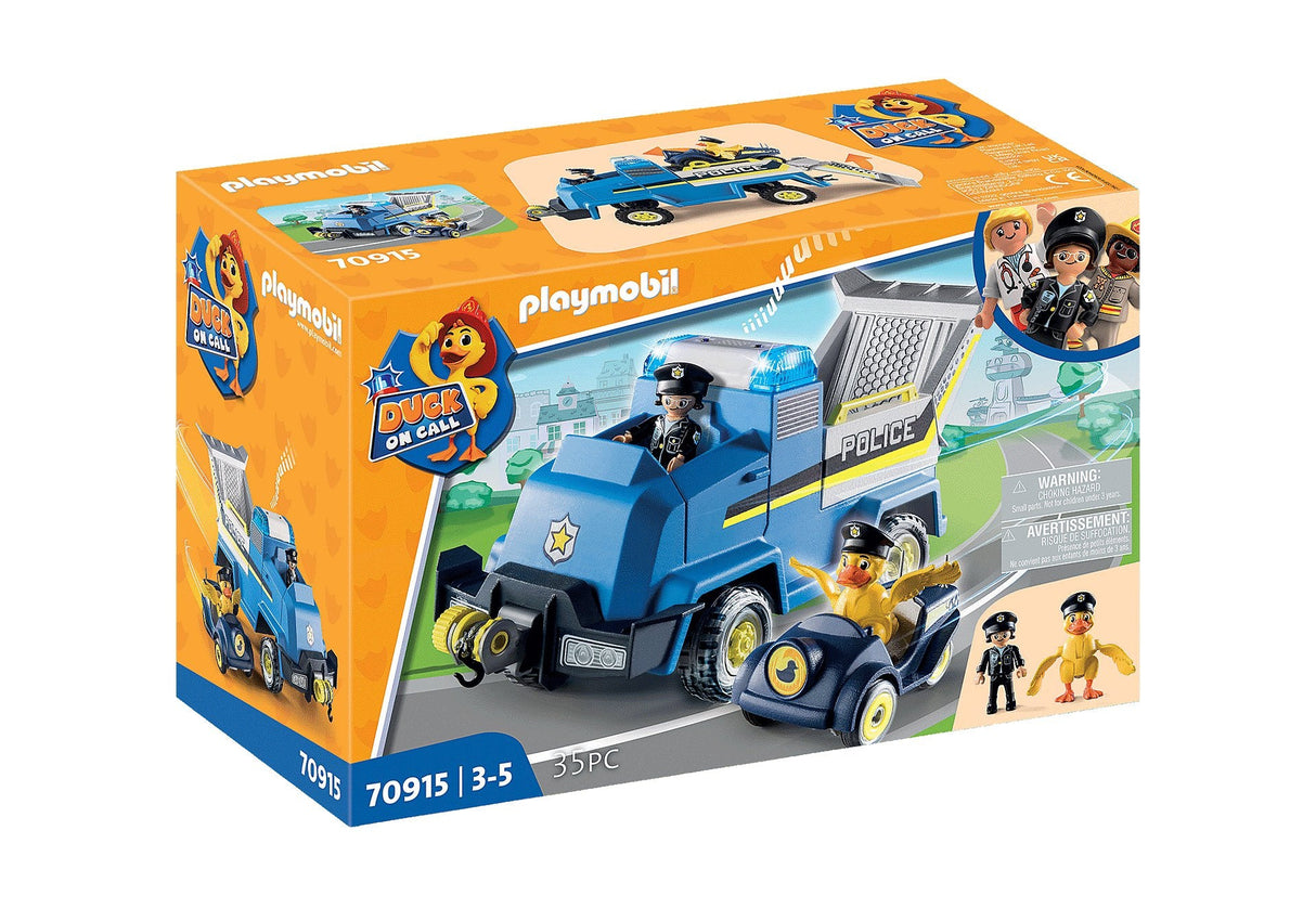 Playmobil 70915 Duck On Call Vehiculo De Emergencia De La Policia