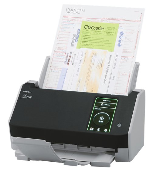 Ricoh Fi-8040 Alimentador Automático De Documentos (Adf) + Escáner De Alimentación Manual 600 X 600 Dpi A4 Negro, Gris