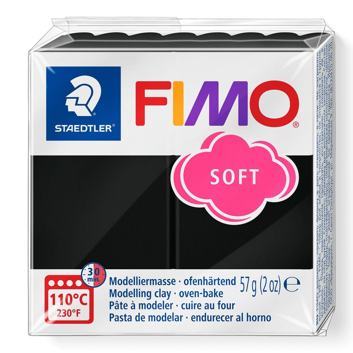 Fimo Mod.Masse Fimo Suave Negro