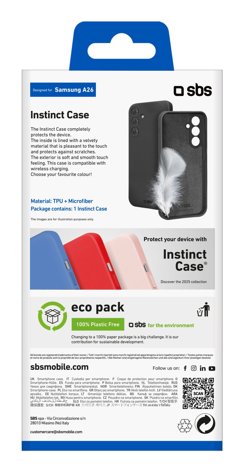 Sbs Instinct Cover Galaxy A26 Schwarz