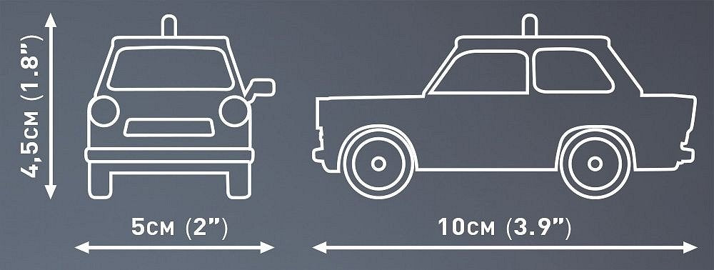 EAN 5902251245412 - COBI Trabant 601 Polizei imagen 6