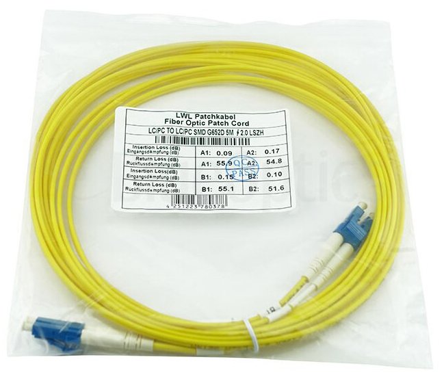 EAN 4063232617282 - BlueOptics SFP3131BU2MK Cable de fibra óptica e InfiniBand 2 m LC Amarillo imagen 5
