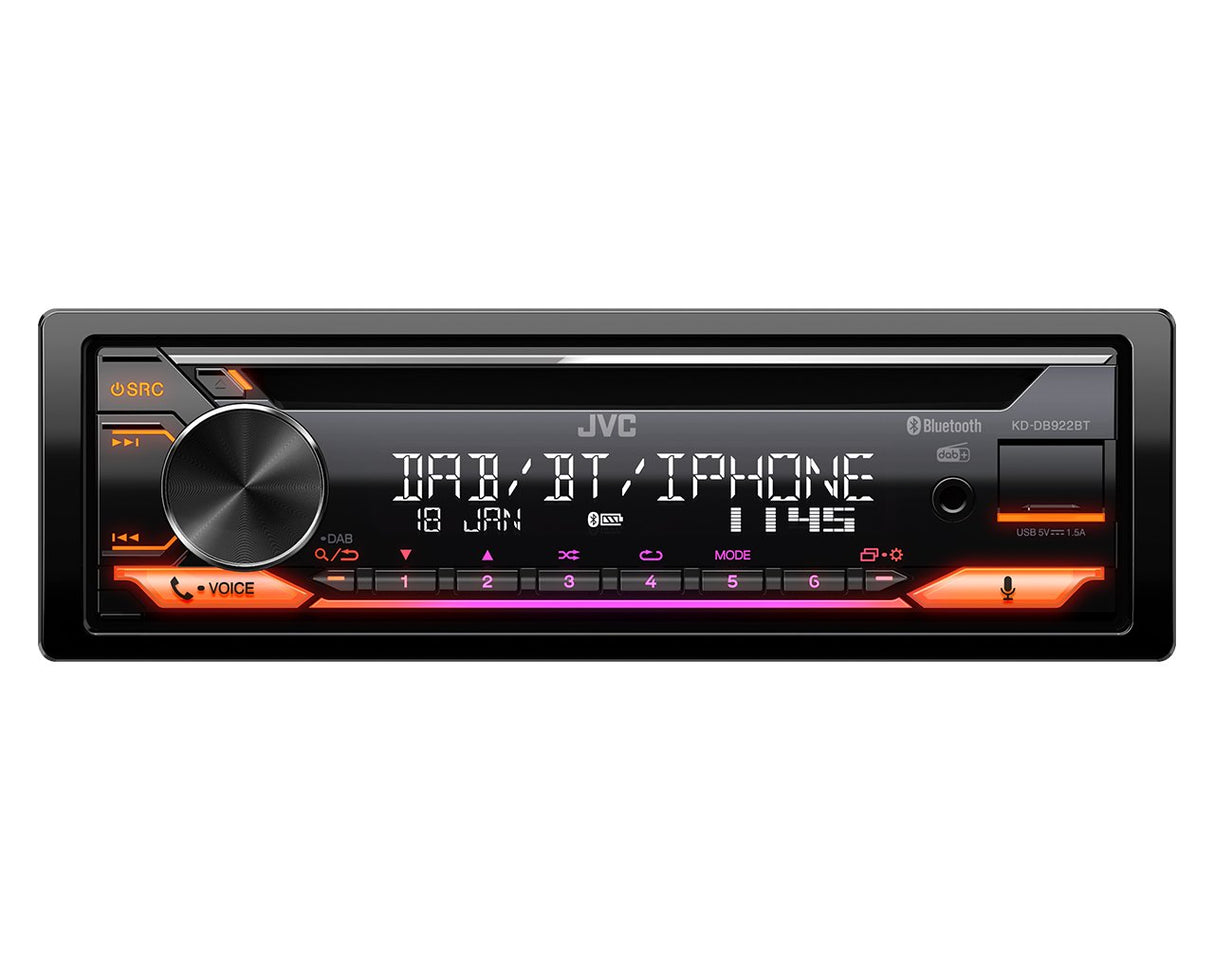 EAN 4975769023910 - JVC KD-DB922BT Negro 200 W Bluetooth imagen 2