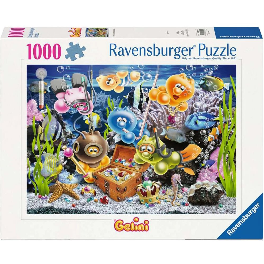Gelini De Rompecabezas De Ravensburger En La Diversión Submarina De 1000 Partes 12001427