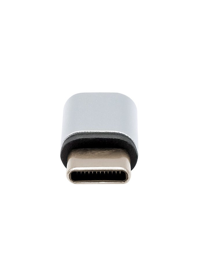 Proxtend Usbc-Microbas Cambiador De Género Para Cable Usb-C Usb Micro B Plata