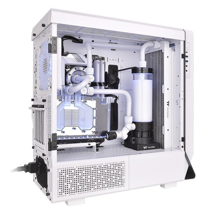 Radiador Thermaltake Pacific Sr360 Delgado Edición Nieve Cl-W413-Cu00wt-A