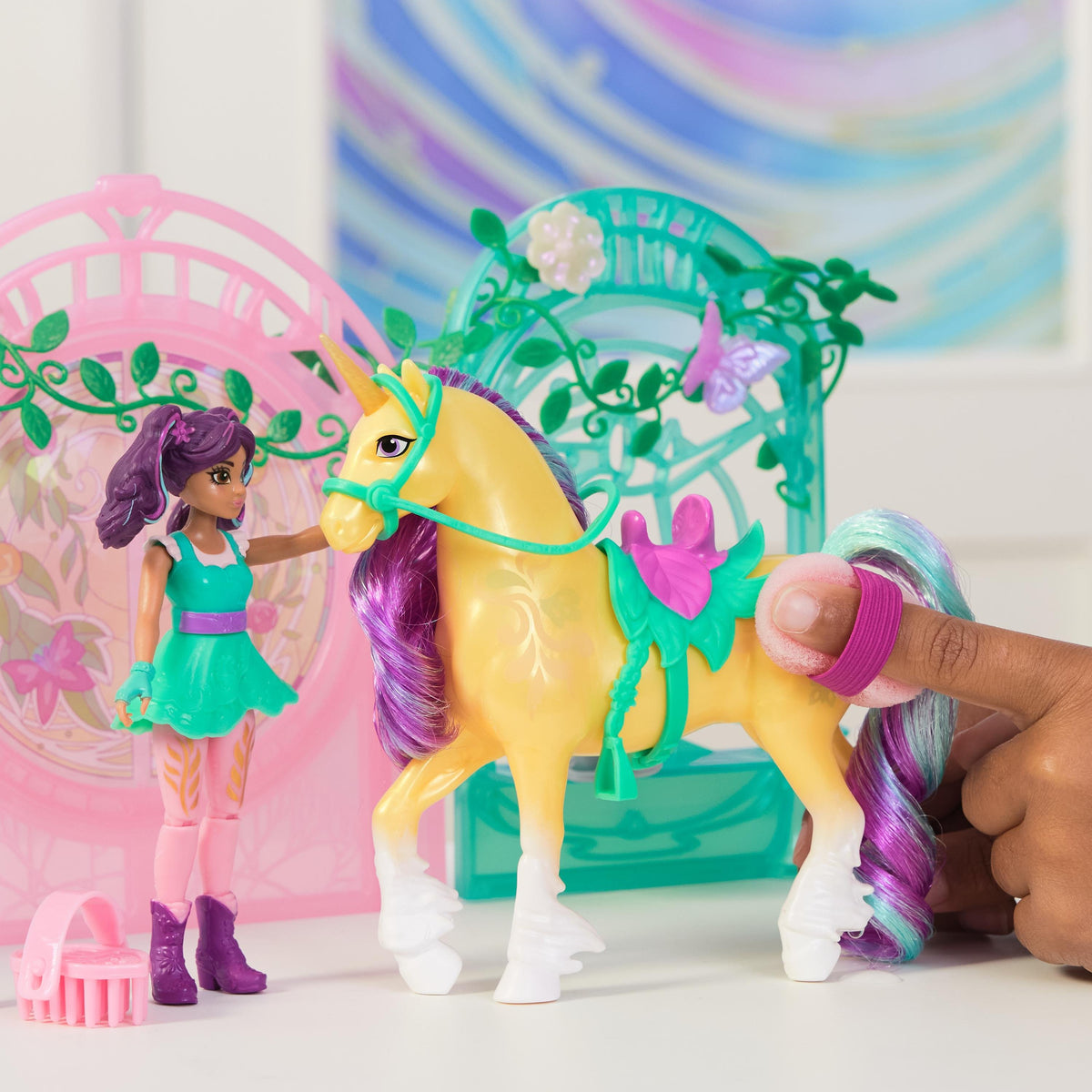EAN 681147051348 - Unicorn Academy Ava & Leaf Stall imagen 3
