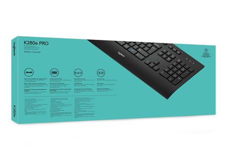 EAN 5099206046856 - Logitech K280E Pro f/ Business teclado Oficina USB QWERTY Internacional de EE.UU. Negro imagen 9
