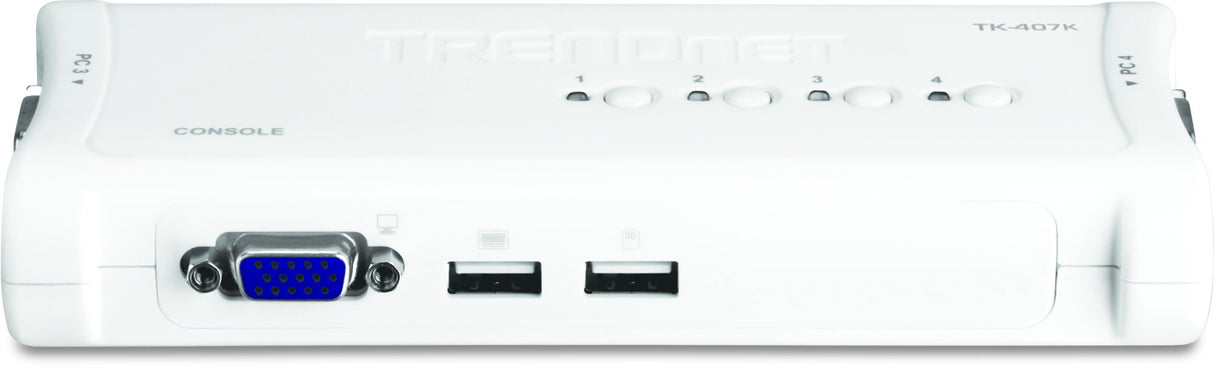 EAN 0635145509479 - Trendnet TK-407K interruptor KVM Azul imagen 2