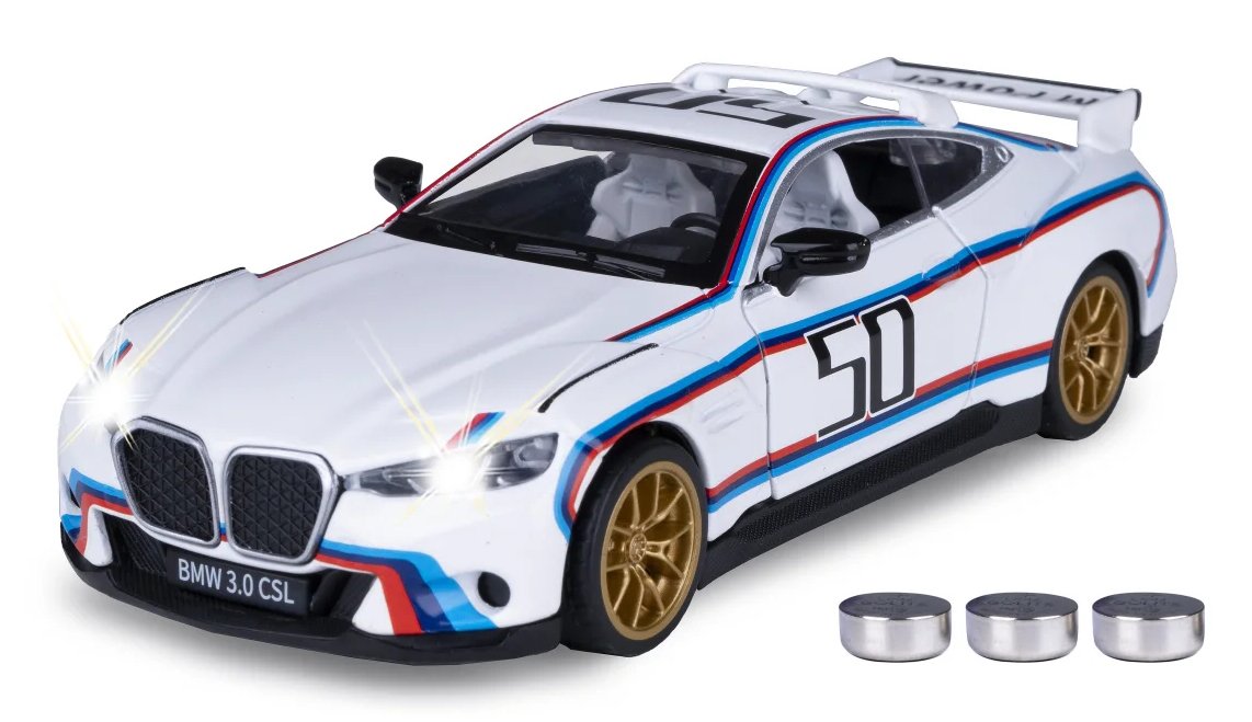 Jamara Bmw 3.0 Csl 1:34 Blanco 3+