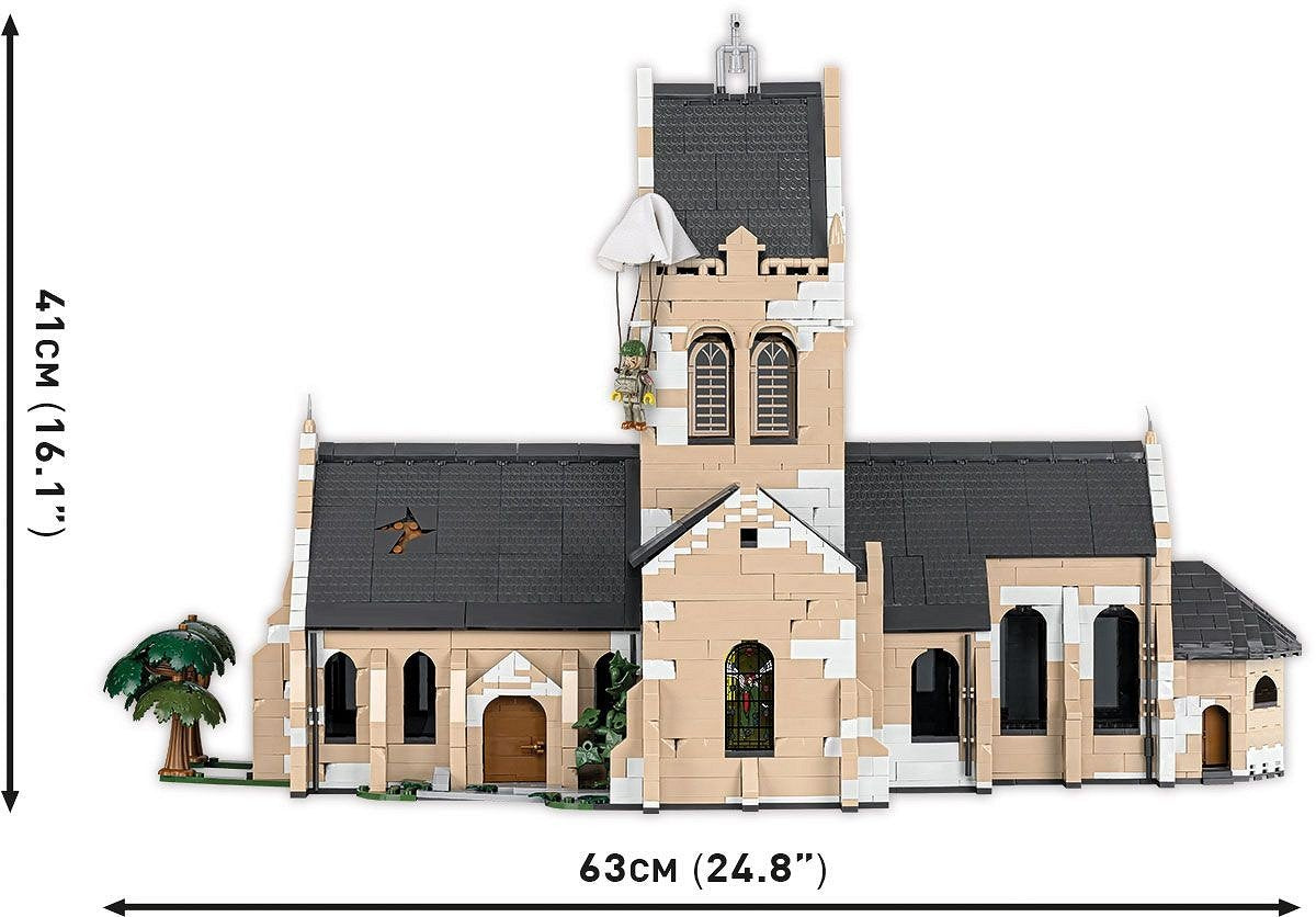 Cobi Iglesia Sainte-Mère-Église Cobi-2299