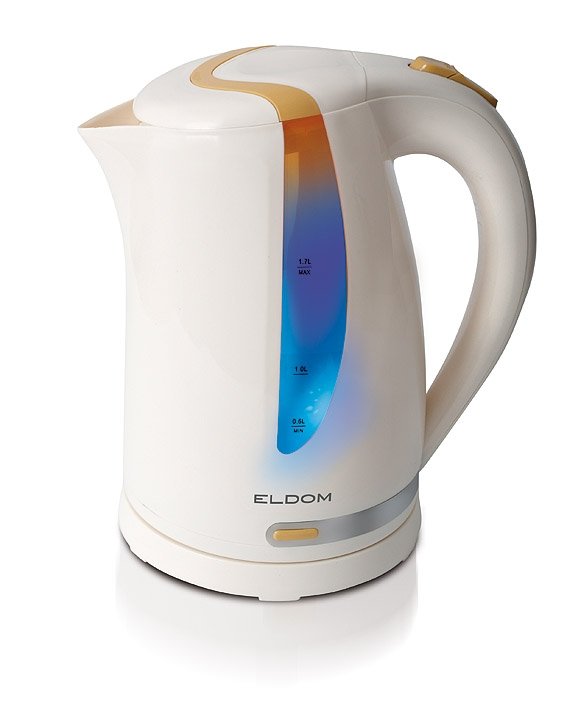 EAN 5908277381844 - ELDOM C230 tetera eléctrica 1,7 L 2000 W Blanco imagen 1