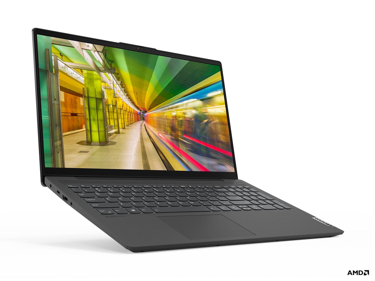 Lenovo Ideapad 5 15alc05 82ln Amd Ryzen 7 5700u / Hasta 4.3 Ghz Sin So Radeon Graphics 8 Gb Ram 512 Gb Ssd Nvme 15.6" Ips 1920 X 1080 (Full Hd) Wi-Fi 6 Gris Grafito Kbd: Español