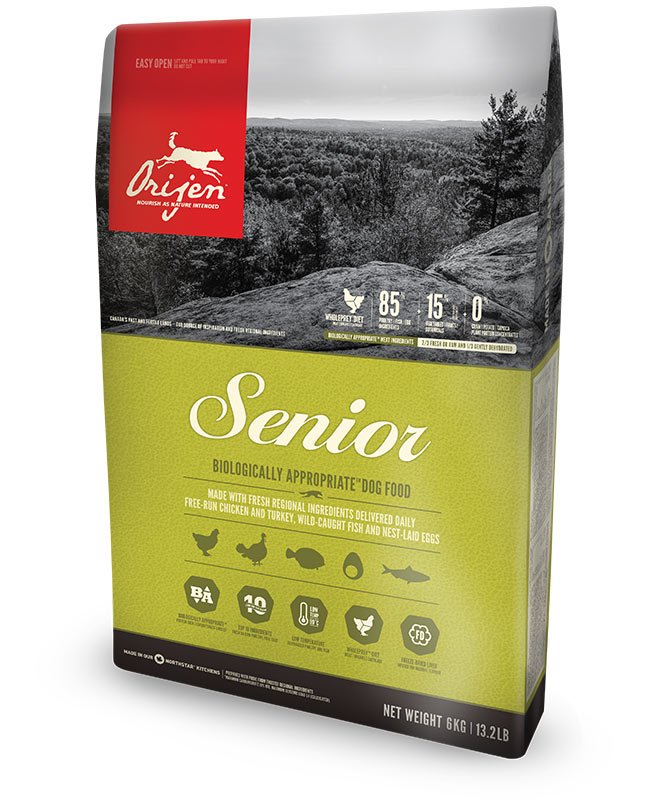EAN 64992186609 - Orijen Senior 6 kg Pollo, Pescados, Pavo imagen 1