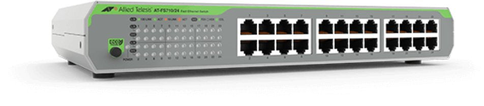 EAN 0767035211930 - Allied Telesis FS710/24 No administrado Fast Ethernet (10/100) Gris imagen 1