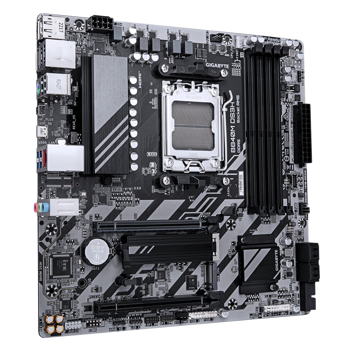 EAN 4719331868437 - GIGABYTE B840M DS3H placa base AMD B840 Zócalo AM5 micro ATX imagen 3
