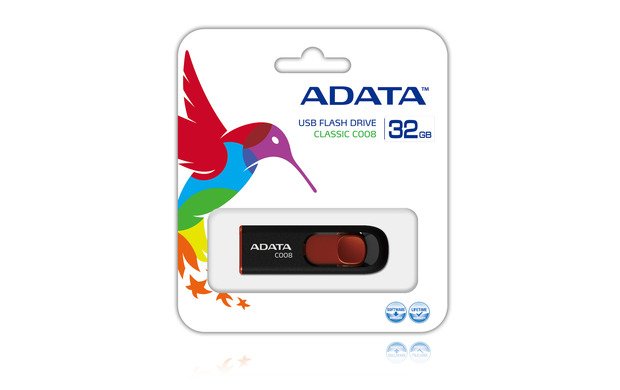 EAN 4718050609659 - ADATA 32GB C008 unidad flash USB USB tipo A 2.0 Negro, Rojo imagen 2