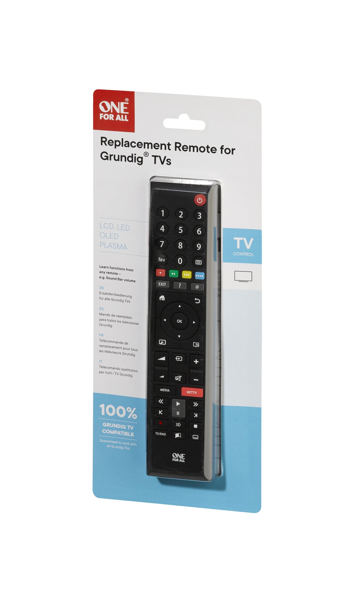 EAN 8716184067280 - One For All TV Replacement Remotes URC 1915 mando a distancia IR inalámbrico Botones imagen 3
