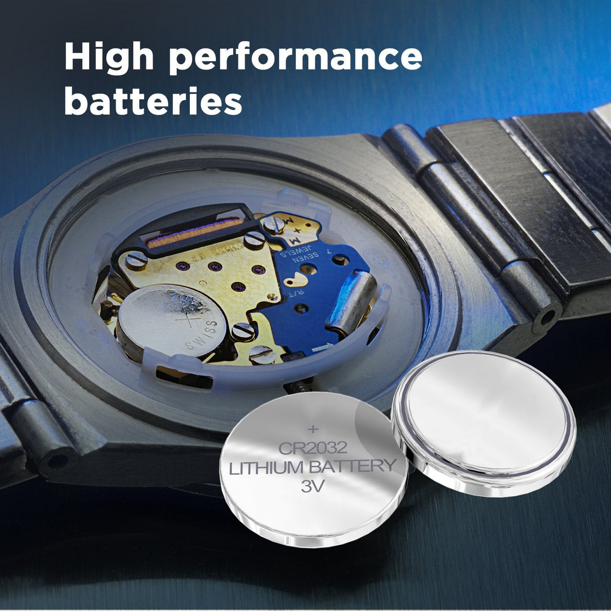 Energenie Pila Boton Cr2032, 2-Pack, Blister