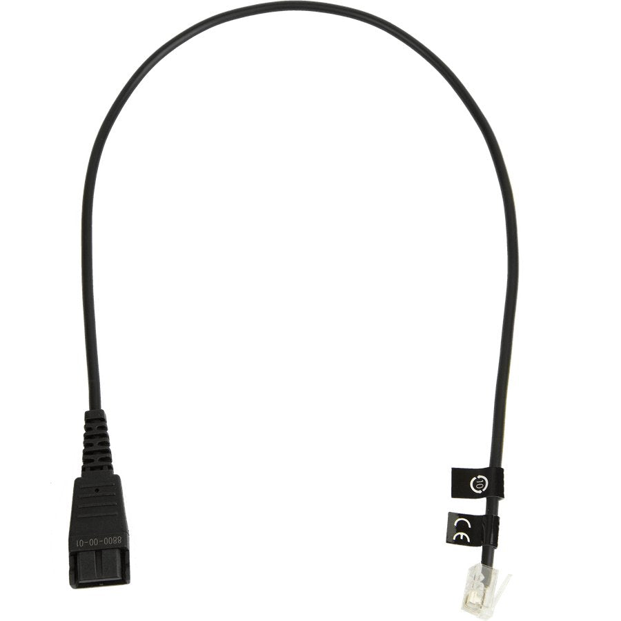 Cable Audio Jabra 0.5m Rj10 Desconexion Rapida