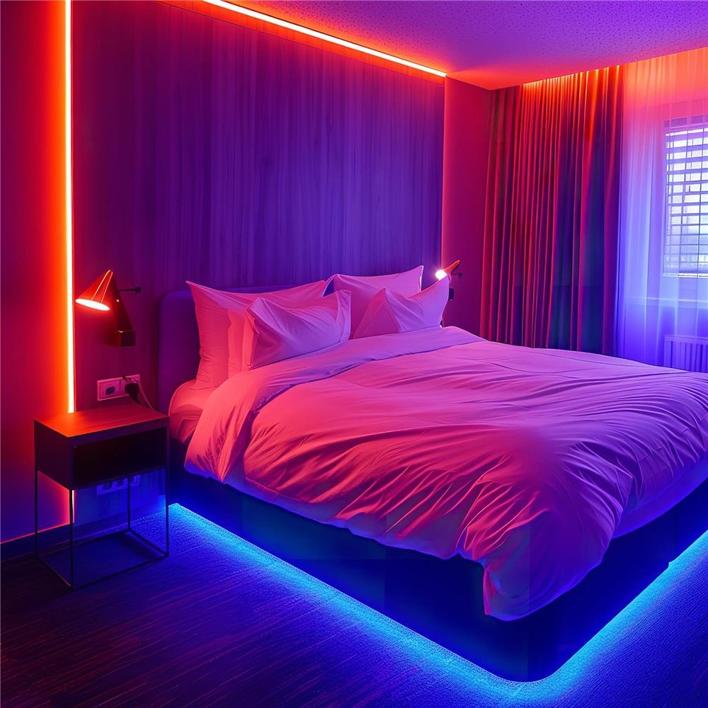 Avide Led Mreifen Blimer 12v 16w Rgb 5m Ir Fernbedienung