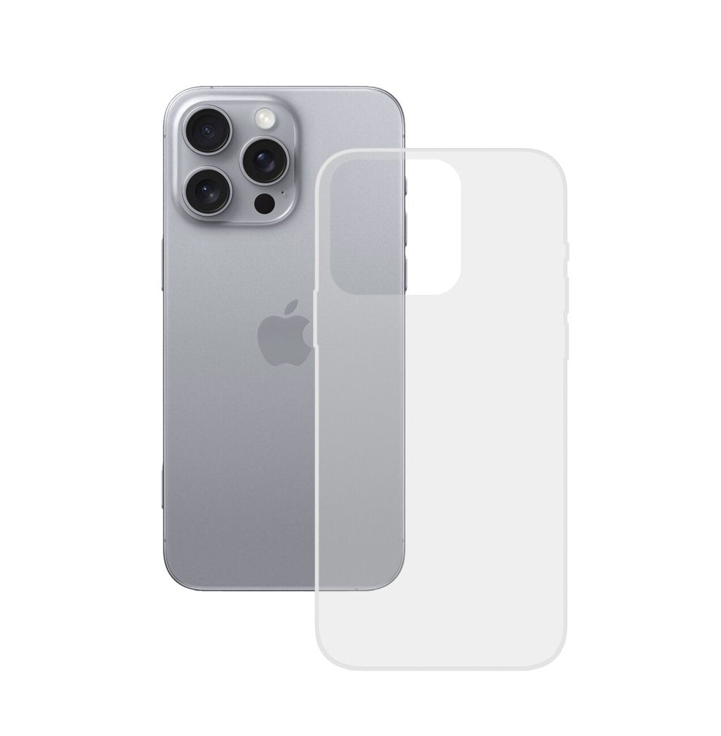 Funda Ksix Trasera De Silicona Transparente Apple Iphone 16 Pro Max