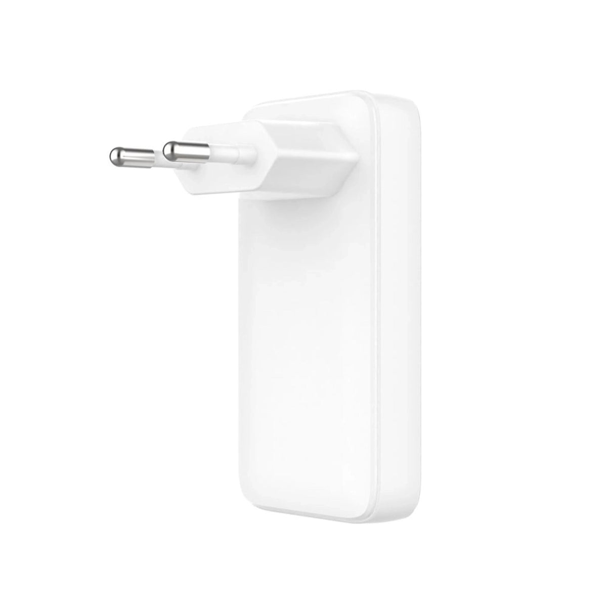 Fixed Slim 2xusb-C Travel Charger, Gan, Pd Support, 45w, White