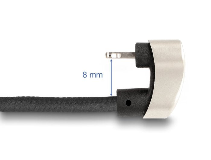 Delock Daten- Y Cable De Carga Usb Tipo-C A Lightning F 180° Angular 2 M Mfi