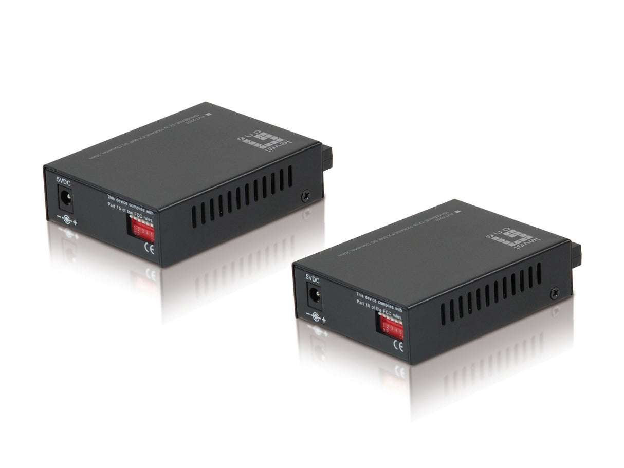 EAN 4015867200353 - LevelOne FVT-2202 convertidor de medio 100 Mbit/s Negro imagen 2