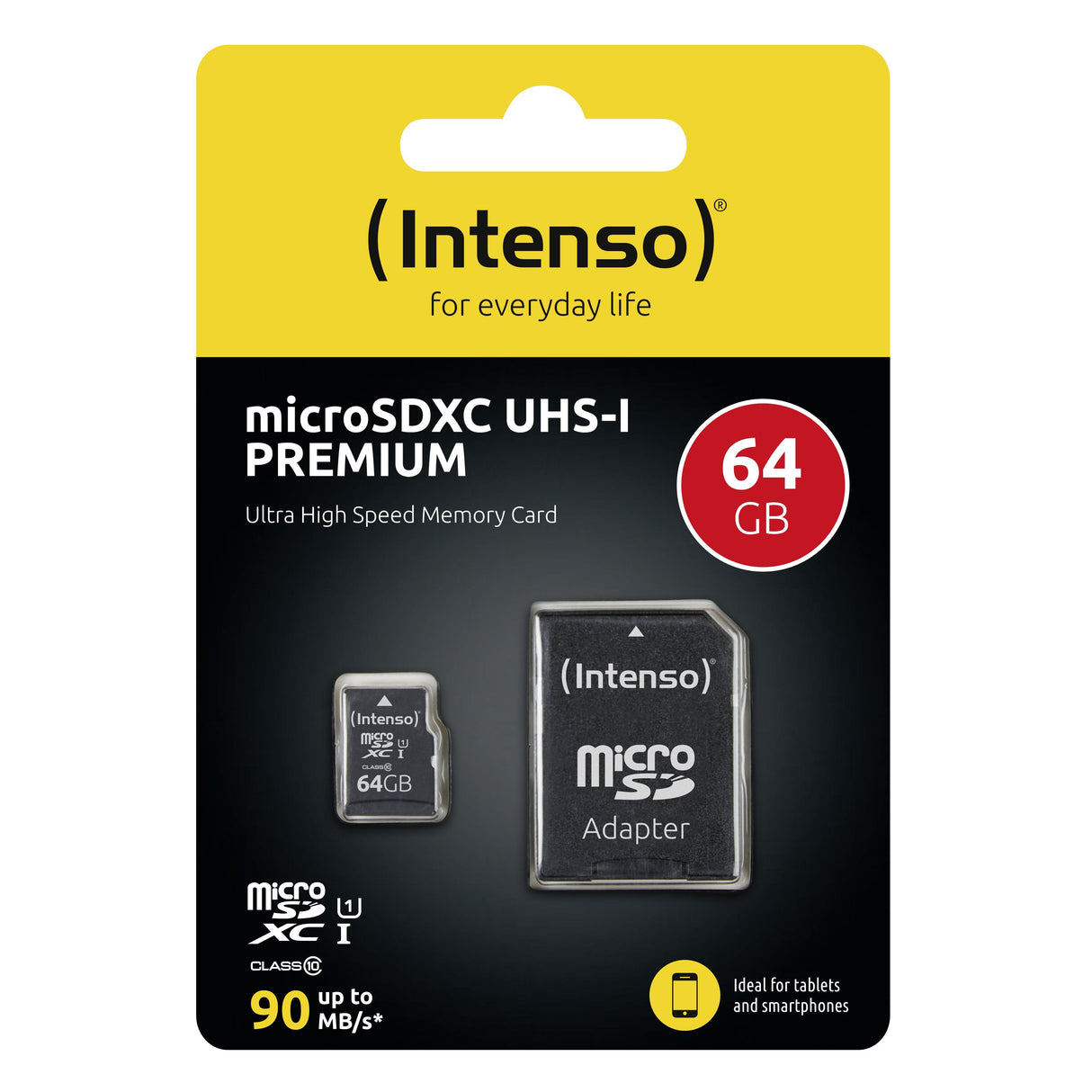 Intenso 3423490 Micro Sd Uhs-I Premium 64gb C/Adap