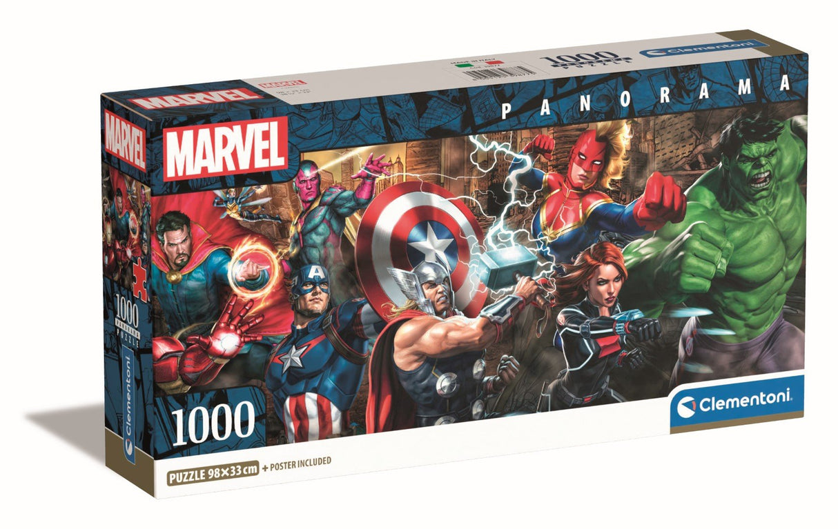 Puzzle Panorama Marvel 1000pzs