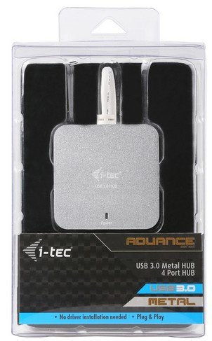 I-Tec Metal Usb 3.0 Passive Hub 4 Port